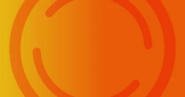 Video animasyon gradyanı sarı daire teknolojisi döndürür