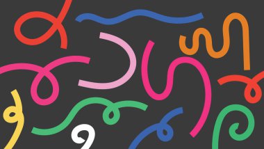 Resim arkaplan çizgisi renkli geçmişe dönük eşsiz tasarım