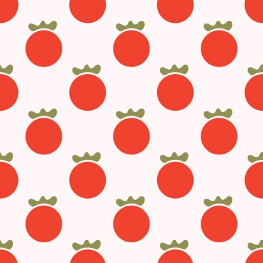 Çizim domates desenli kusursuz eşsiz tasarım