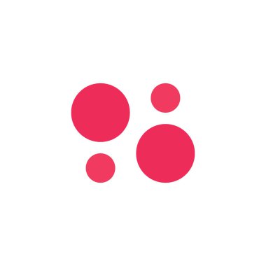 Logo dairesi balonu benzersiz tasarım soyut