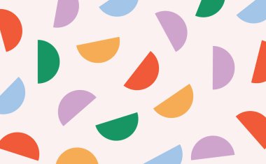 Arkaplan yarım daire benzersiz tasarım