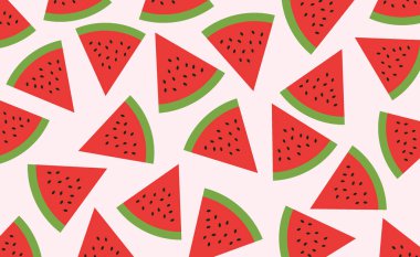 Arkaplan karpuz dilimi benzersiz tasarımı tekrarla
