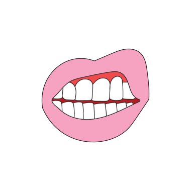 Dudak retroyu izole ettim.