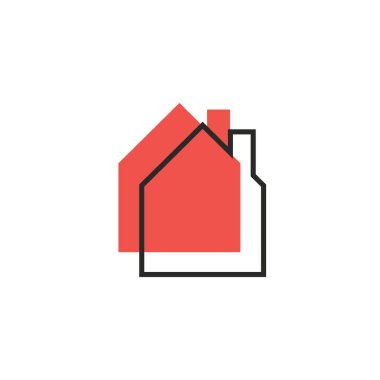 Logo evi minimalist eşsiz tasarım