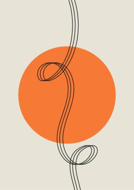 Duvar tasarımı sanat saç çizgisi benzersiz tasarım