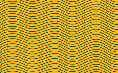Arkaplan çizgisi sarı dalga şeridi benzersiz tasarla