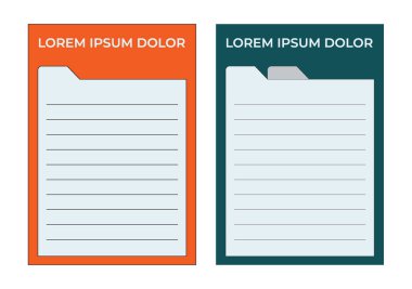 Tasarım poster çizgisi şeridini özgün olarak ayarla