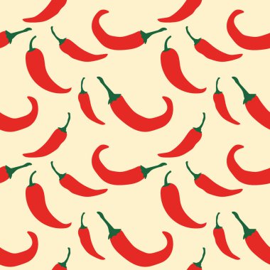 Arka plan şablonu chili benzersiz tasarımı tekrarla