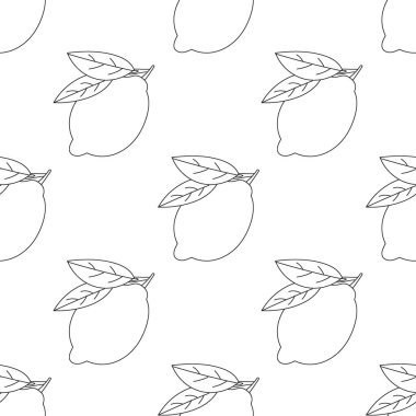 Arkaplan çizgisi limon yineleme deseni