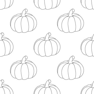 Arkaplan çizgisi benzersiz balkabağı tasarımı