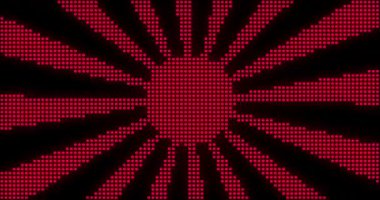 Animasyon güneş patlaması lambası benek pikseli 