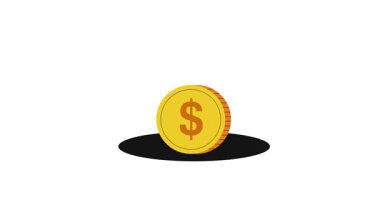Animasyon altın sikkesi