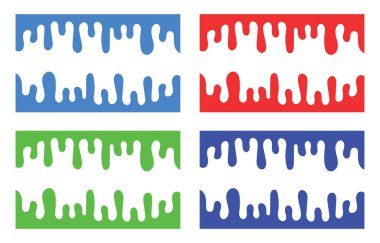 Şablon su damlası erimesi tasarla