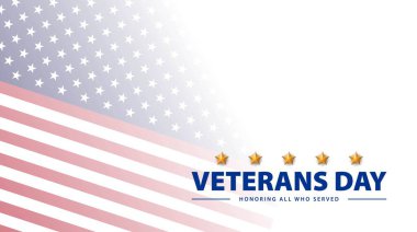 Gaziler Günü kutlamaları. Hizmet eden herkesi onurlandırmak. 11 Kasım. Vektör illüstrasyonu