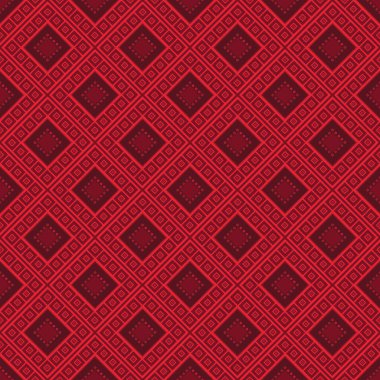 Bu koyu kırmızı ve yumuşak kırmızı bohem desen güçlü bir kabile zarafetini çağrıştırıyor. Giysiler, telefon kılıfları ve yatak örtüsü için mükemmel, modern etnik tarz ve kırsal boho sanatının cazibesiyle..