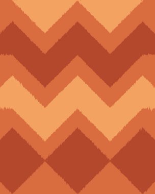 Yerli tekstil geleneklerinden esinlenen bu bulanık örgü desenleri terracotta, tozlu gül ve kil turuncuyu sıcak ve davetkar bir zigzag oluşturmak için harmanlıyor..