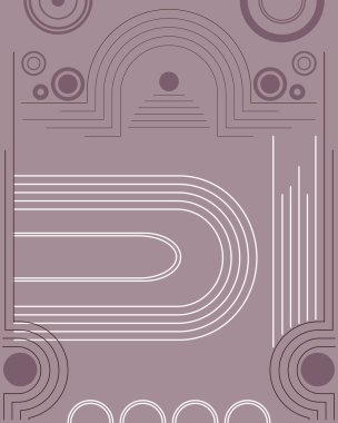 Derin pastellerde katmanlı geometri karamsar cazibe getirir. Ruhani sanat, poster tasarımları ve yaratıcı portföyler için harika. Niş ve mistik tarzlara uyuyor. Vektör dosyası, 300 DPI.