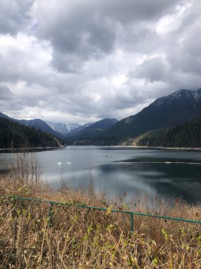 Göllü güzel bir manzara.