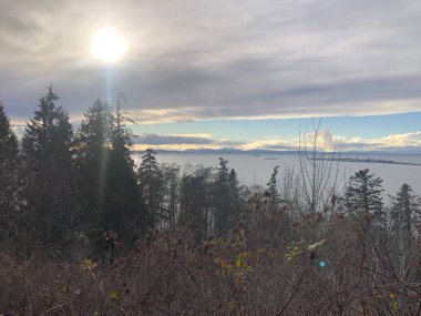 Göllü güzel bir manzara.