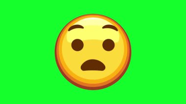 yeşil ekranda emoji animasyonunu göster