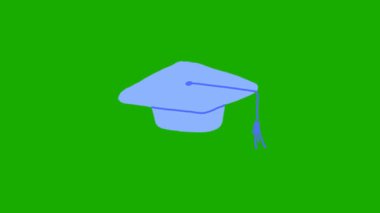 mezuniyet başlığı yeşil ekranda