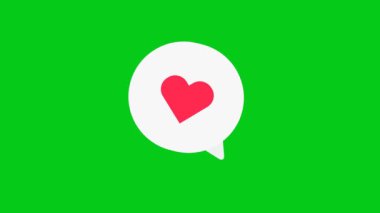 Renk tuşunda aşk animasyonu