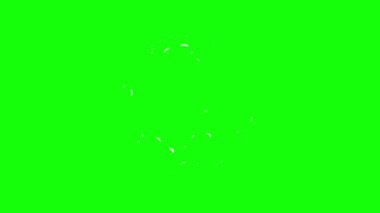 duman animasyonu yeşil ekranda