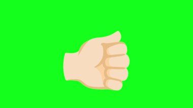 el animasyonu yeşil ekranda