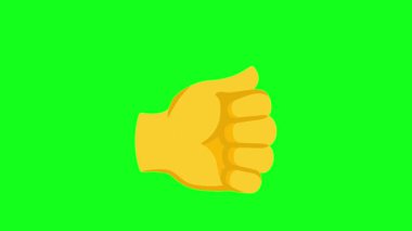 el animasyonu yeşil ekranda