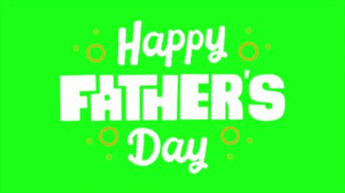Yeşil ekranda Babalar Günü