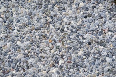 Çakıl taşları arka plan, üst görünüm
