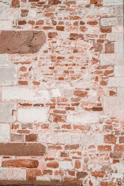Eski bir tuğla duvarın dokusu. Arkaplan resmi