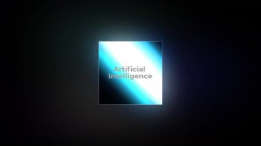 Dijital İnovasyonlu Animasyon Yapay Zeka Hareketi Arkaplanı