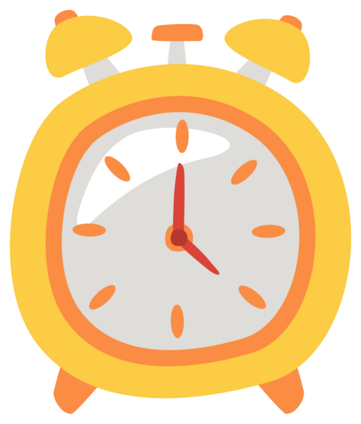 Çizgi film Alarm Saati Simgesi