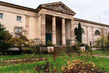 Paris, Fransa-19.2024 The Jardin des Plantes of Paris, Paris Camii, Jussieu Üniversitesi kampüsü ve Seine arasında yer alan bir halk botanik bahçesidir.