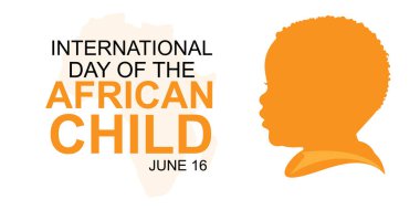  Turuncu Siluetli Afrikalı Çocuğun Uluslararası Günü