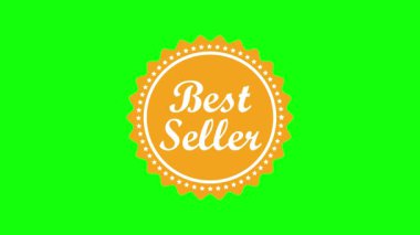 En Çok Satanlar Rozeti 2025 Çevrimiçi Pazarlama İçin Canlandırılmış Simge