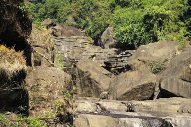 The Bophill falls are especially mesmerizing during the monsoon and summer seasons, making them a must-visit spot for nature enthusiasts and travelers exploring the region. clipart