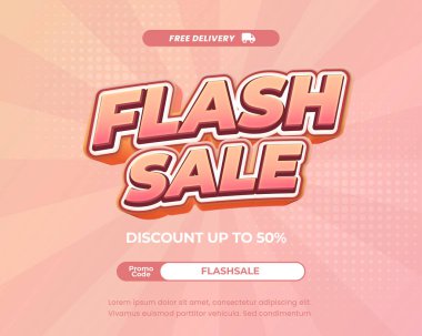 3D Bulutlu İlan Tasarımı, Yumuşak Pembe Estetik, Düzenlenebilir Metin ve Vurgulanmış Tanıtım Kodu Kutusu