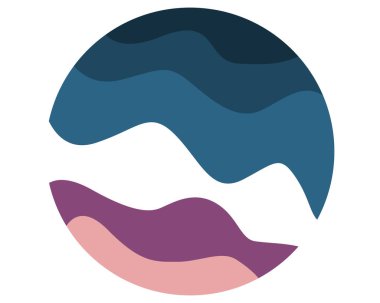 Soyut geometrik şekil tasarımı. vektör illüstrasyonu