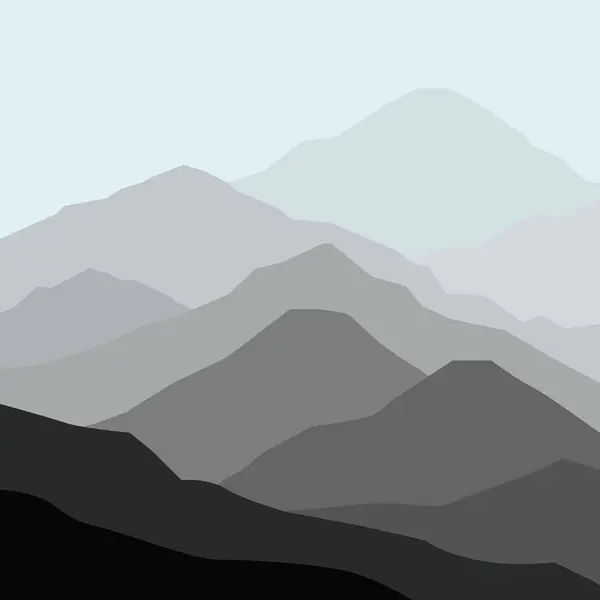 soyut rastgele yerleştirilmiş dağlar peyzaj üretken sanat arka planı