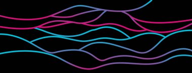 vektör modern arka plan dalgalar ile