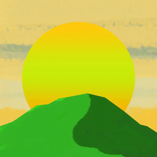 Renkli günbatımının soyut arkaplanı