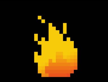 piksel simgesini ateşle