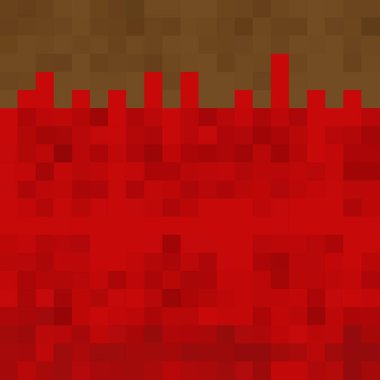 piksel kareleri ile kırmızı arkaplan