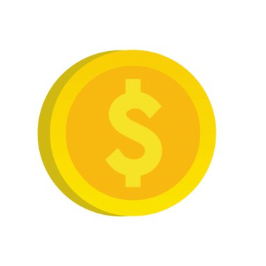 Dolar simgesi vektör illüstrasyonu