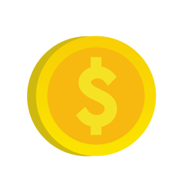 Dolar Düz Vektör Simgesi Tasarımı