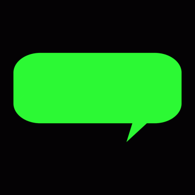 kabarcık sohbet simgesi. özet konuşma balonu vektör rengi düz izole