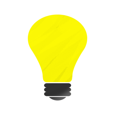 Beyaz arka planda sarı ampul. izole resim.