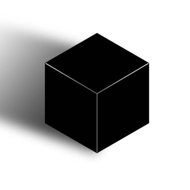 Beyaz arkaplanda boş kutu